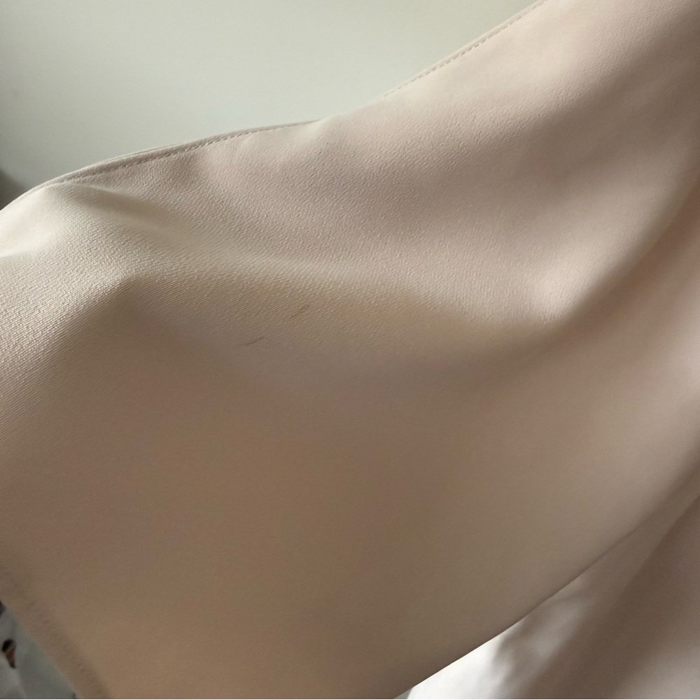 Amanda Uprichard beige cold-shoulder top - Picture 9 of 10